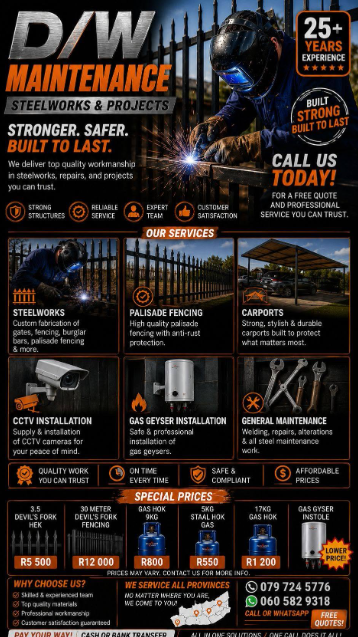 Original D/W Maintenance flyer
