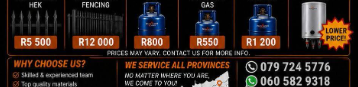Pricing strip from flyer